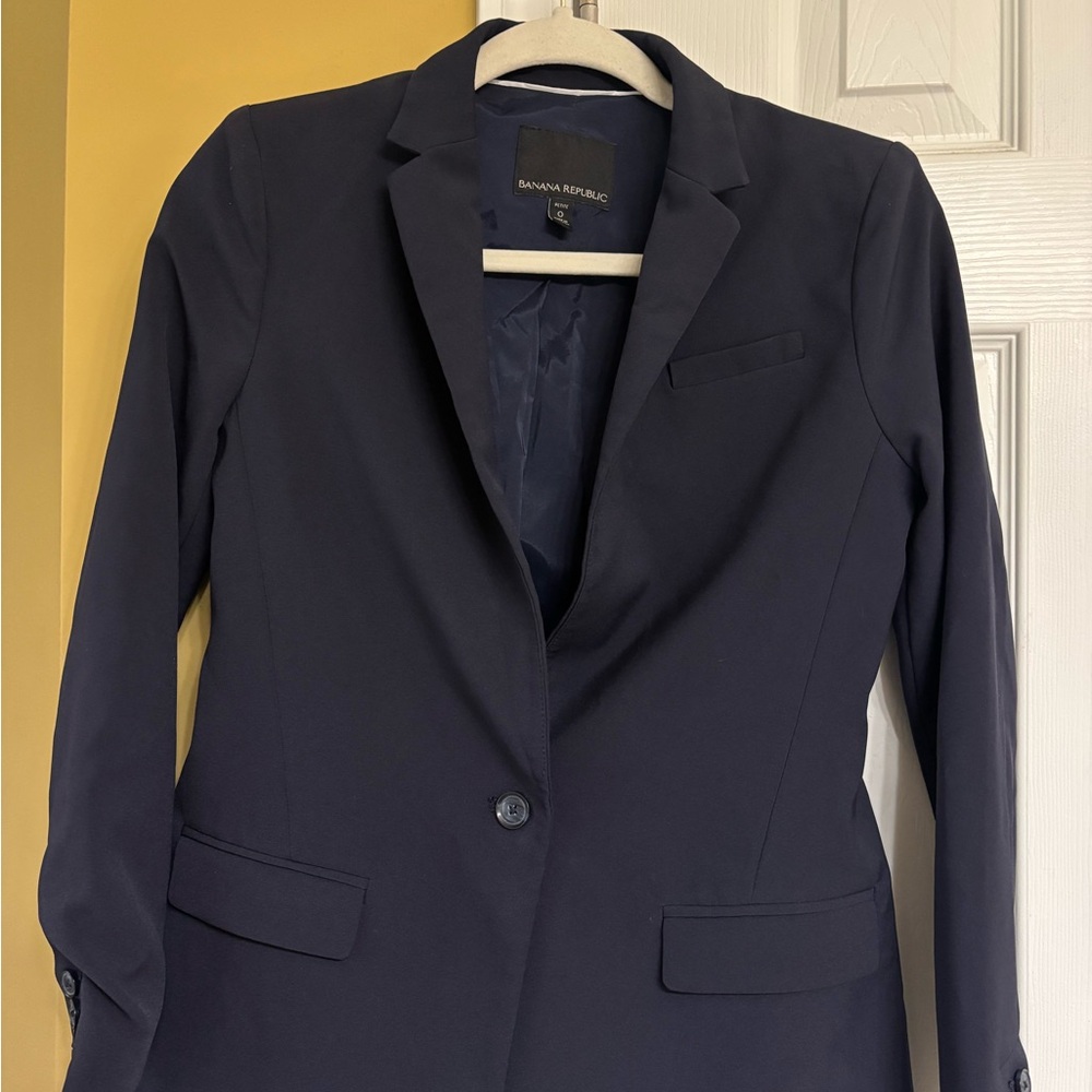 Banana Republic Women's Navy Blazer
